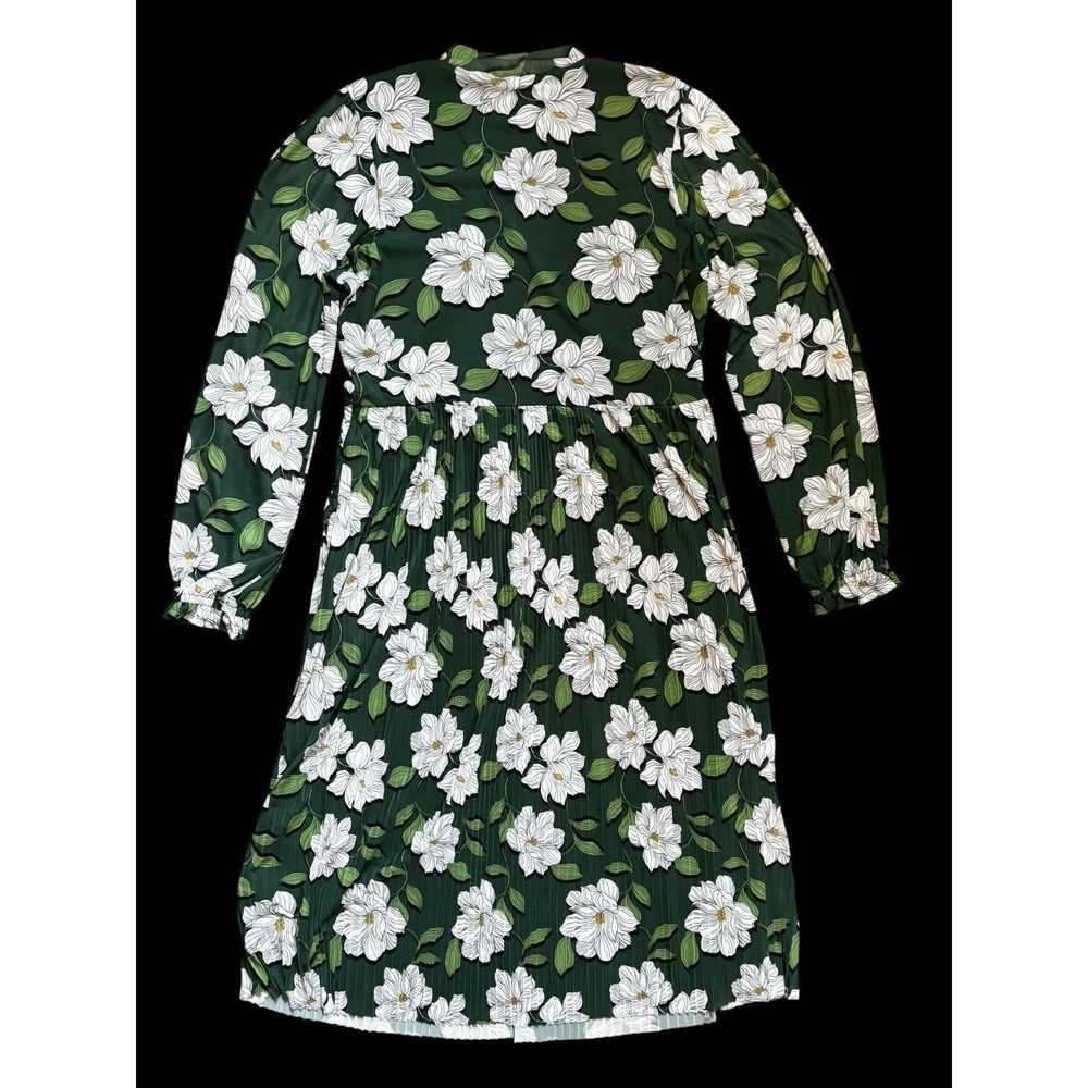 Draper James Women's Mock Neck Pleated Dress Size XL